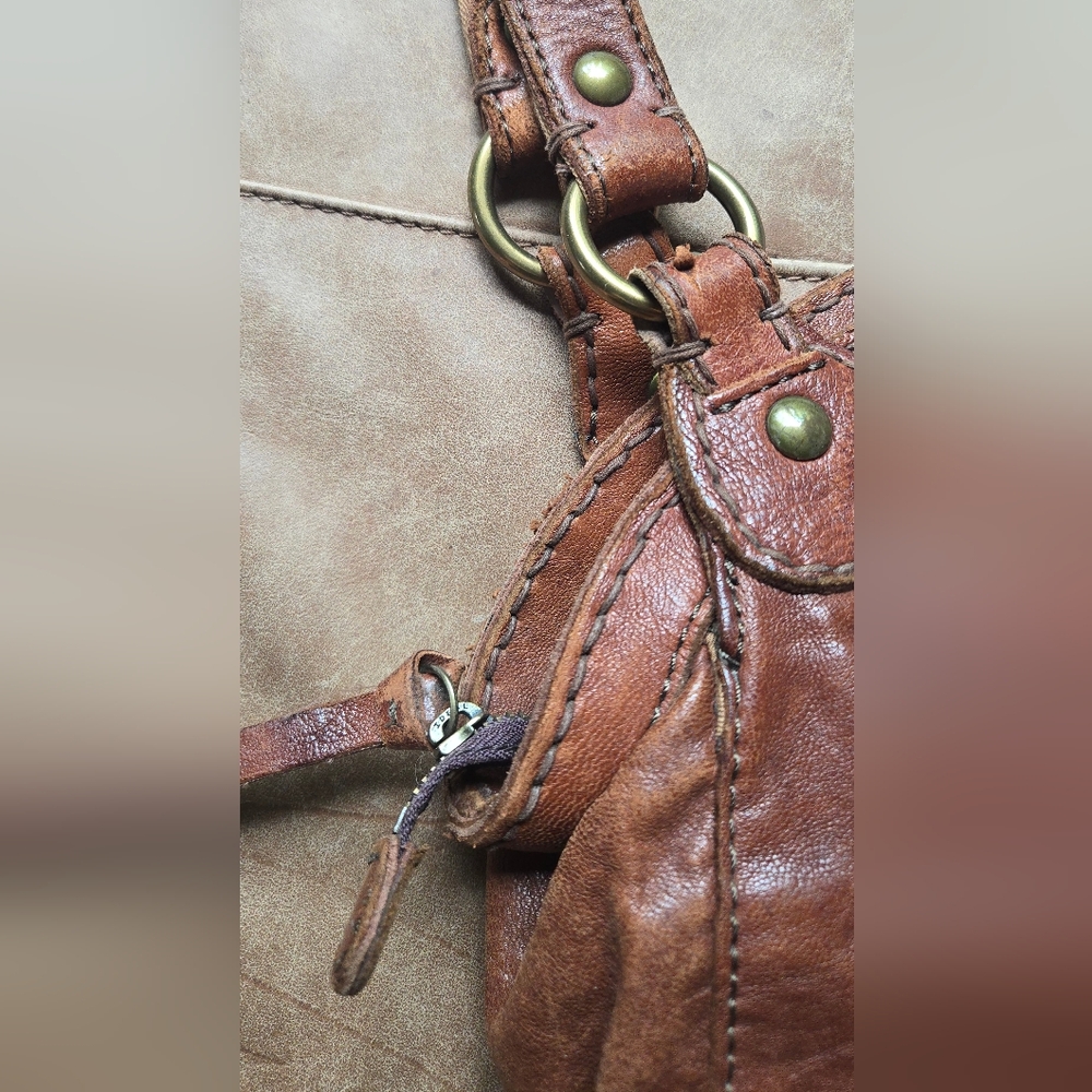 Lucky Brand Brown and Black Leather Detail - Picture 2 of 9